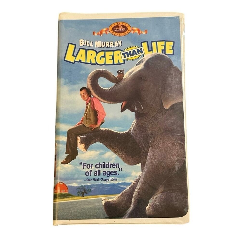 Bill Murray Larger Than Life VHS Tape